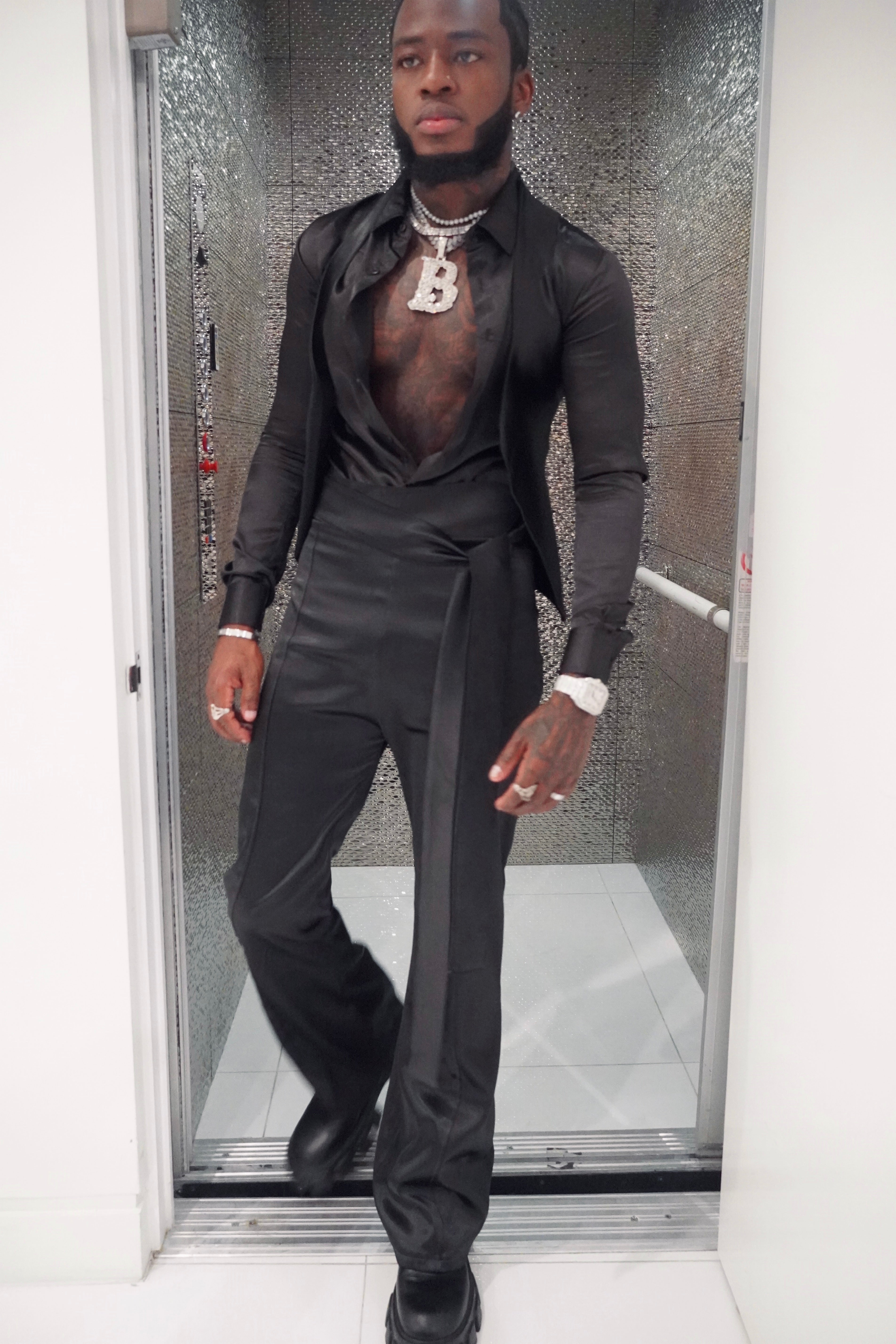 3 Piece Satin Set