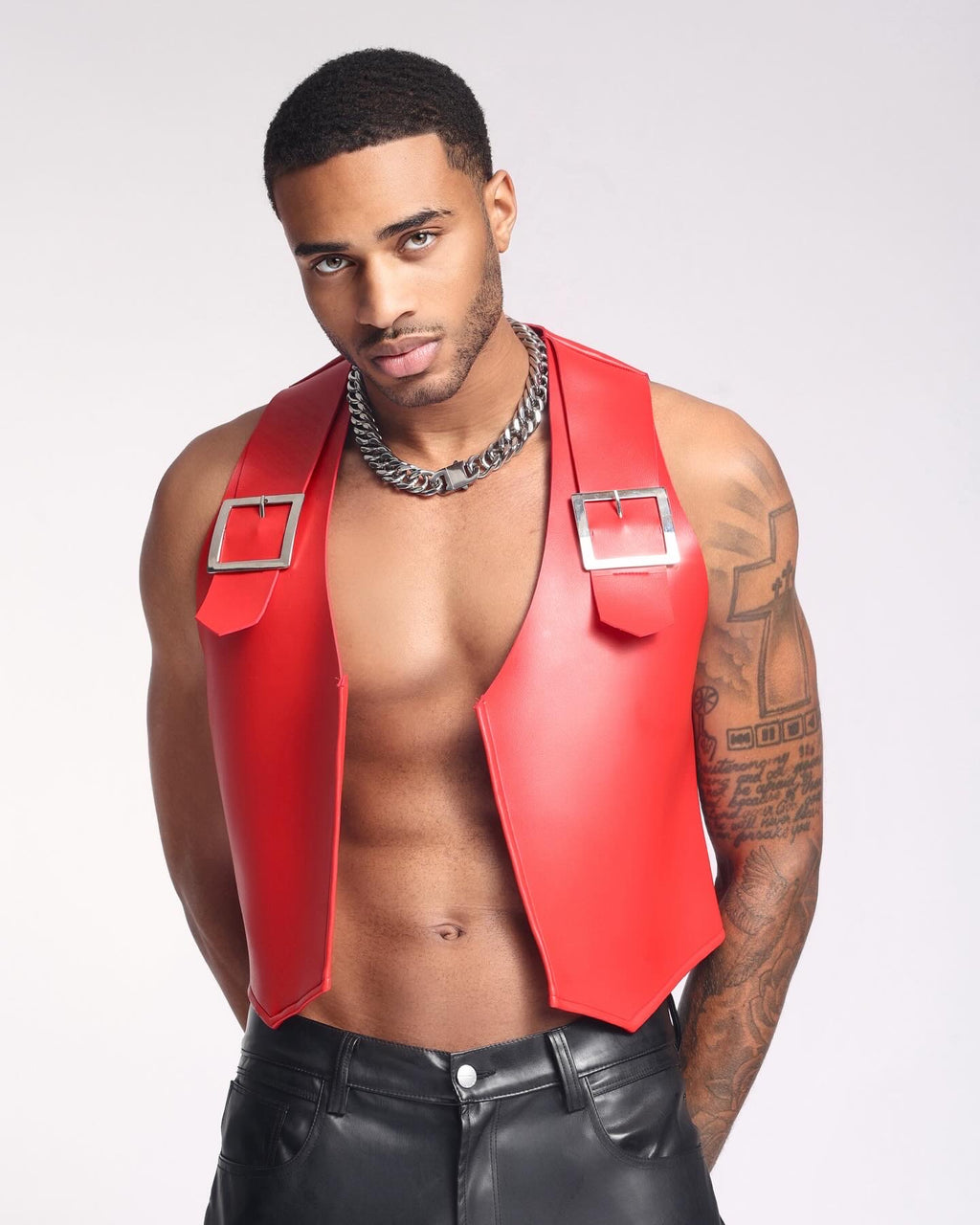 Venez Leather Vest