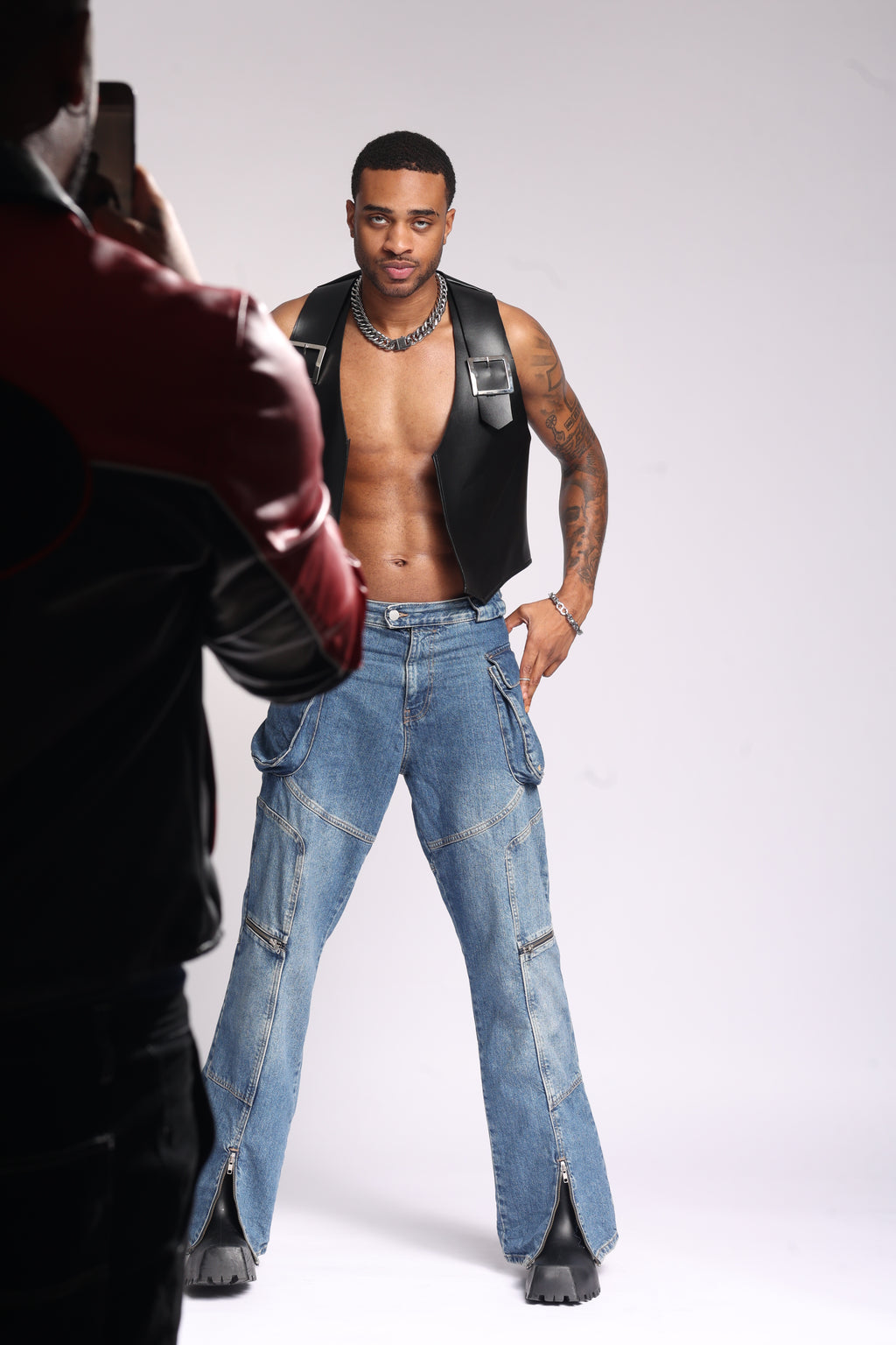 Venez Leather Vest