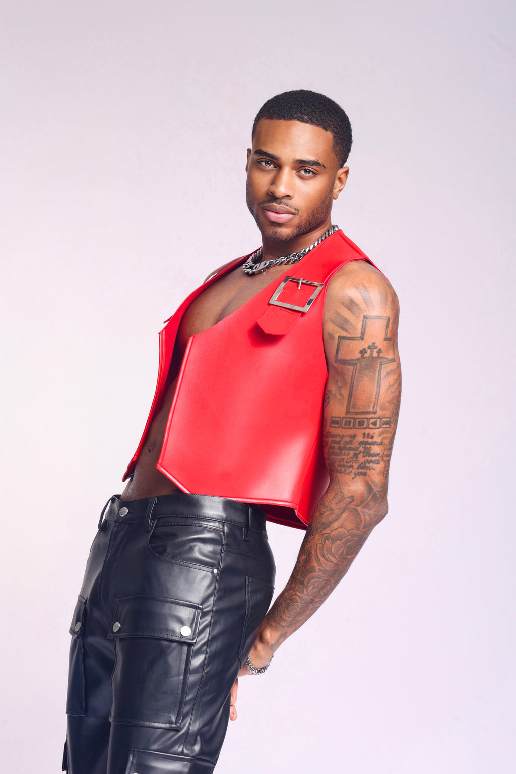 Venez Leather Vest