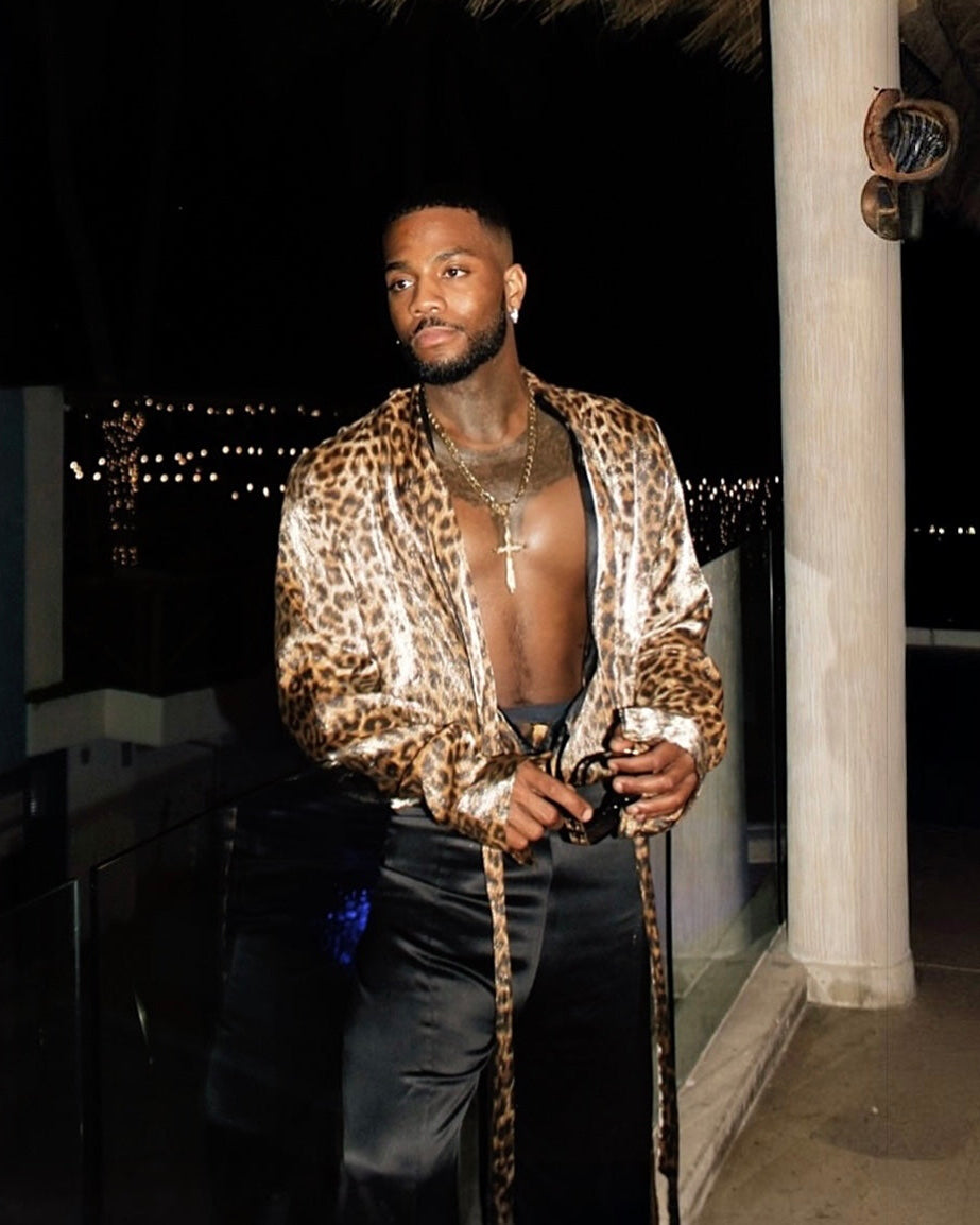Cheetah Satin Top