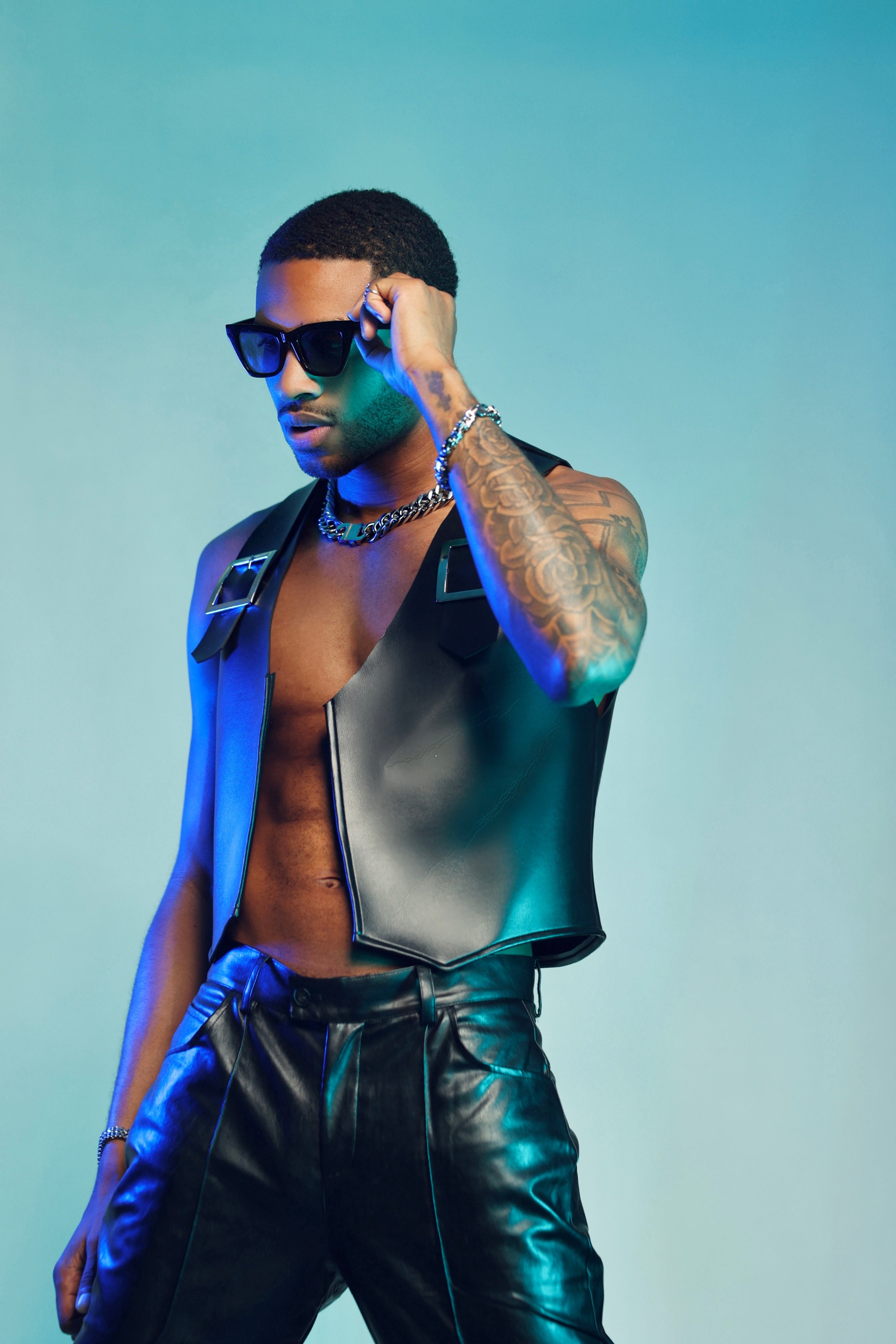 Venez Leather Vest
